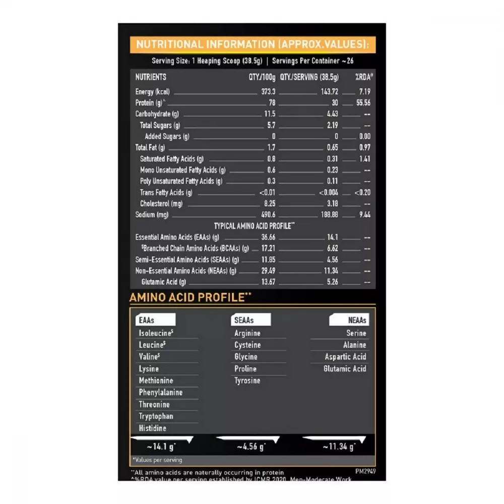 MuscleBlaze Whey Gold Richmilk Chocolate