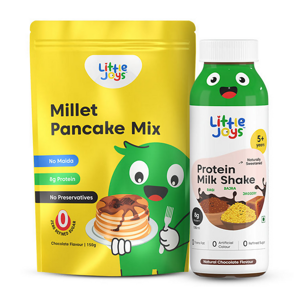 Little Joys Millet Pancake Mix + Protein Milkshake