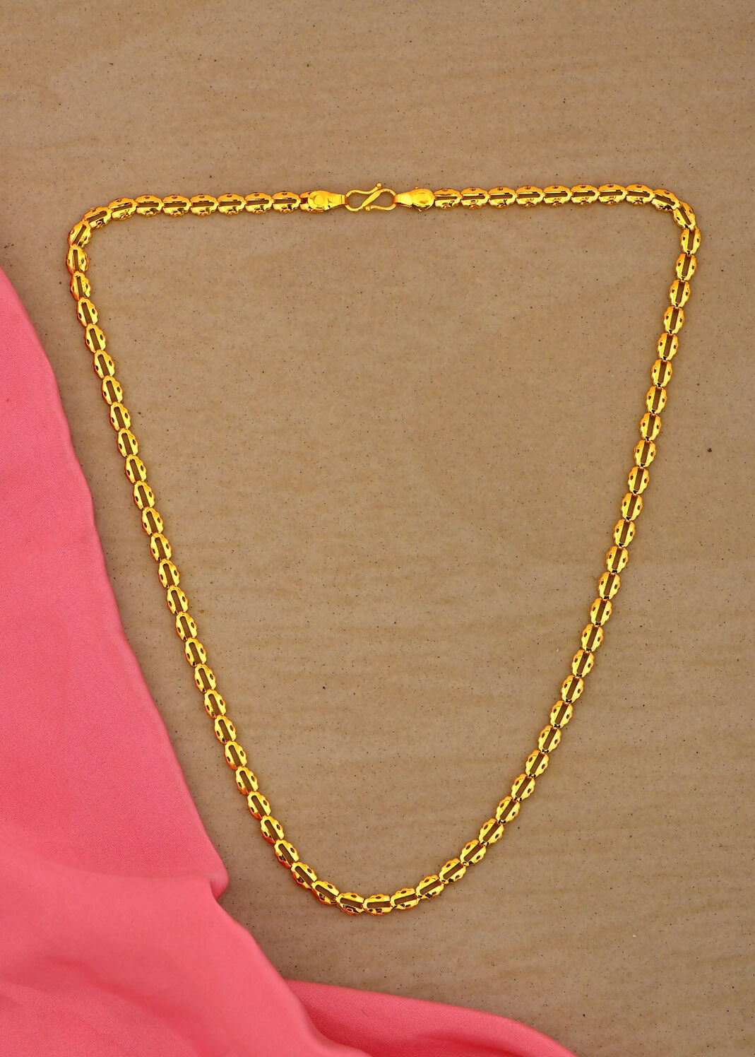 Joban Fashion Women Brass Golden Neck-Chain - Distacart
