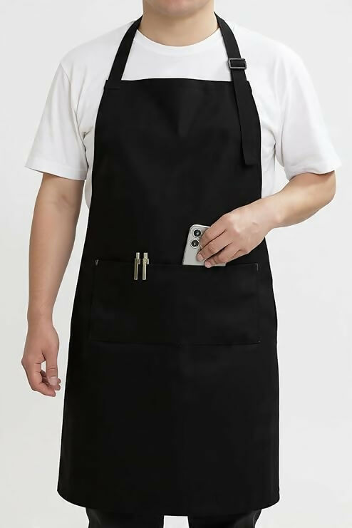 Horseyaart Professional Waterproof Apron For Kitchen/Chef-Black - Dista