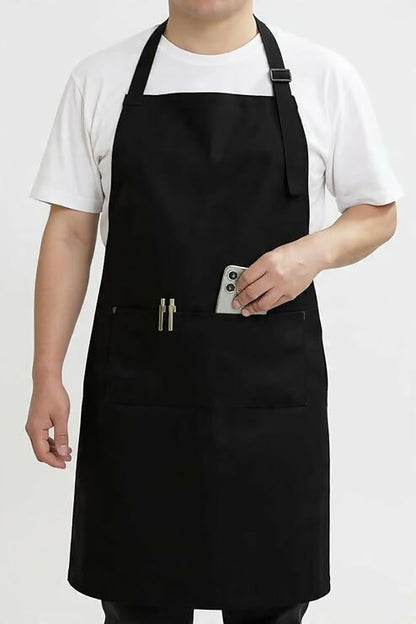 Horseyaart Professional Waterproof Apron For Kitchen/Chef-Black - Dista