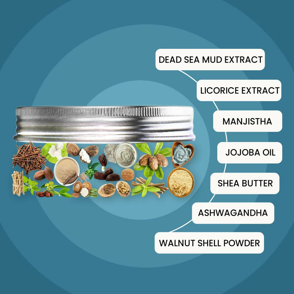 Wild Oak Jordan Dead Sea Healing Mud Face Scrub - Distacart