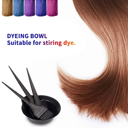 Bronson Professional Hair Dye Colouring Kit Brush And Bowl - Dista