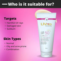 Thumbnail for Uvmed Tinted Sunscreen Gel With SPF 50 - Distacart
