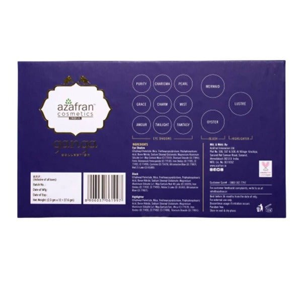 Azafran Cosmetics Ganga Collection 