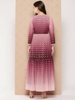 Thumbnail for Ahalyaa Women's Traditional wear Ethnic Dress - Burgundy - Distacart