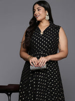 Thumbnail for Ahalyaa Women's Traditional wear Ethnic Dress - Black - Distacart