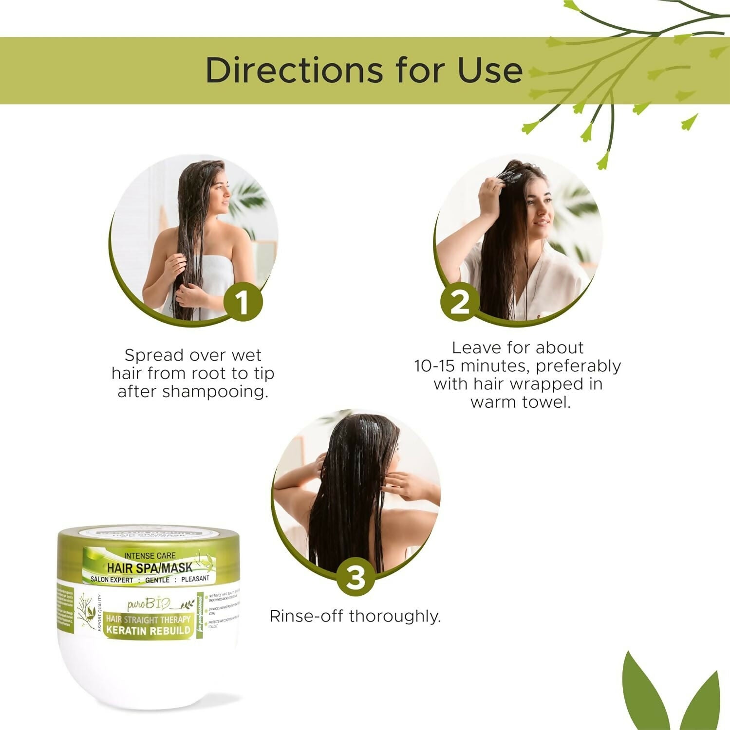 Purobio Sulphate Free Keratin Rebuild Hair Mask - Distacart