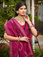 Thumbnail for Astita Blue Soft Silk Saree