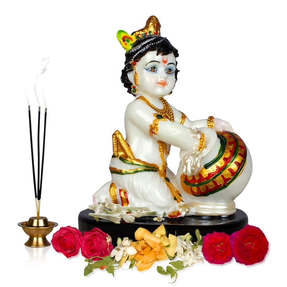 Matchless Polyresin Mackan Chor Statue - Distacart