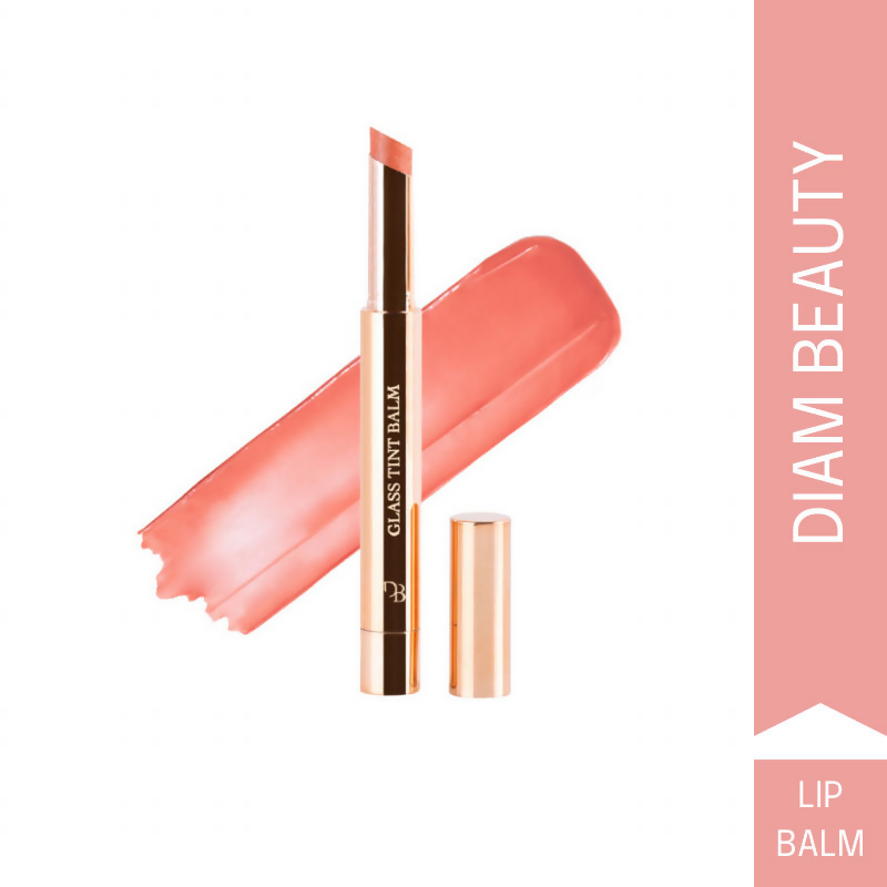 Diam Beauty Glass Tint Lip Balm - Peach Moonstone - Distacart