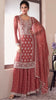 Anaita Peach Embroidered Work Silk Stitched Sharara Suit - Distacart