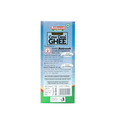 Baidyanath Desi Cow Ghee - Distacart