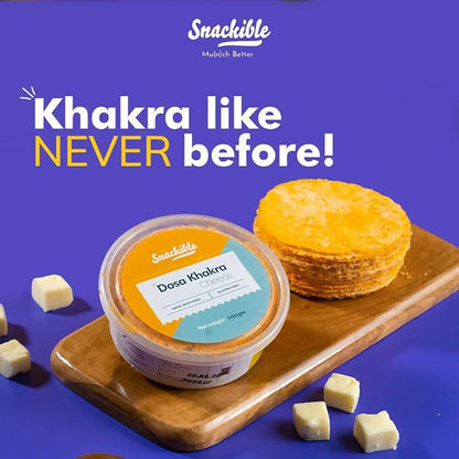 Snackible Cheese Dosa Khakra - Millet Snack - Distacart