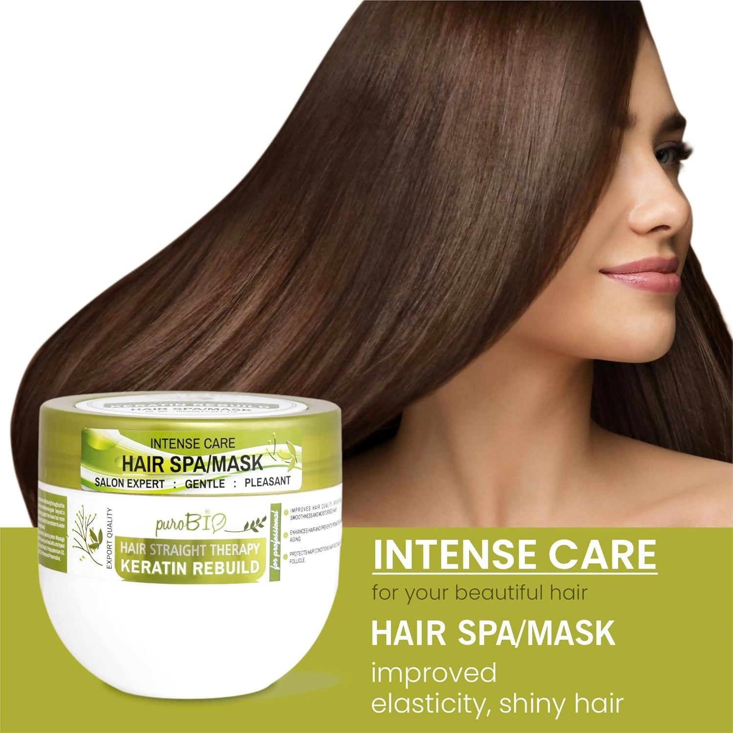 Purobio Sulphate Free Keratin Rebuild Hair Mask - Distacart