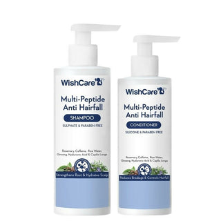 Wishcare Multi Peptide Anti Hairfall Shampoo + Conditioner Combo - Distacart