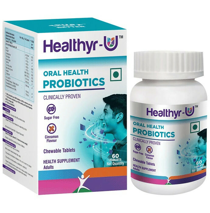 Healthyr-U Oral Health Probiotics Tablets - Distacart