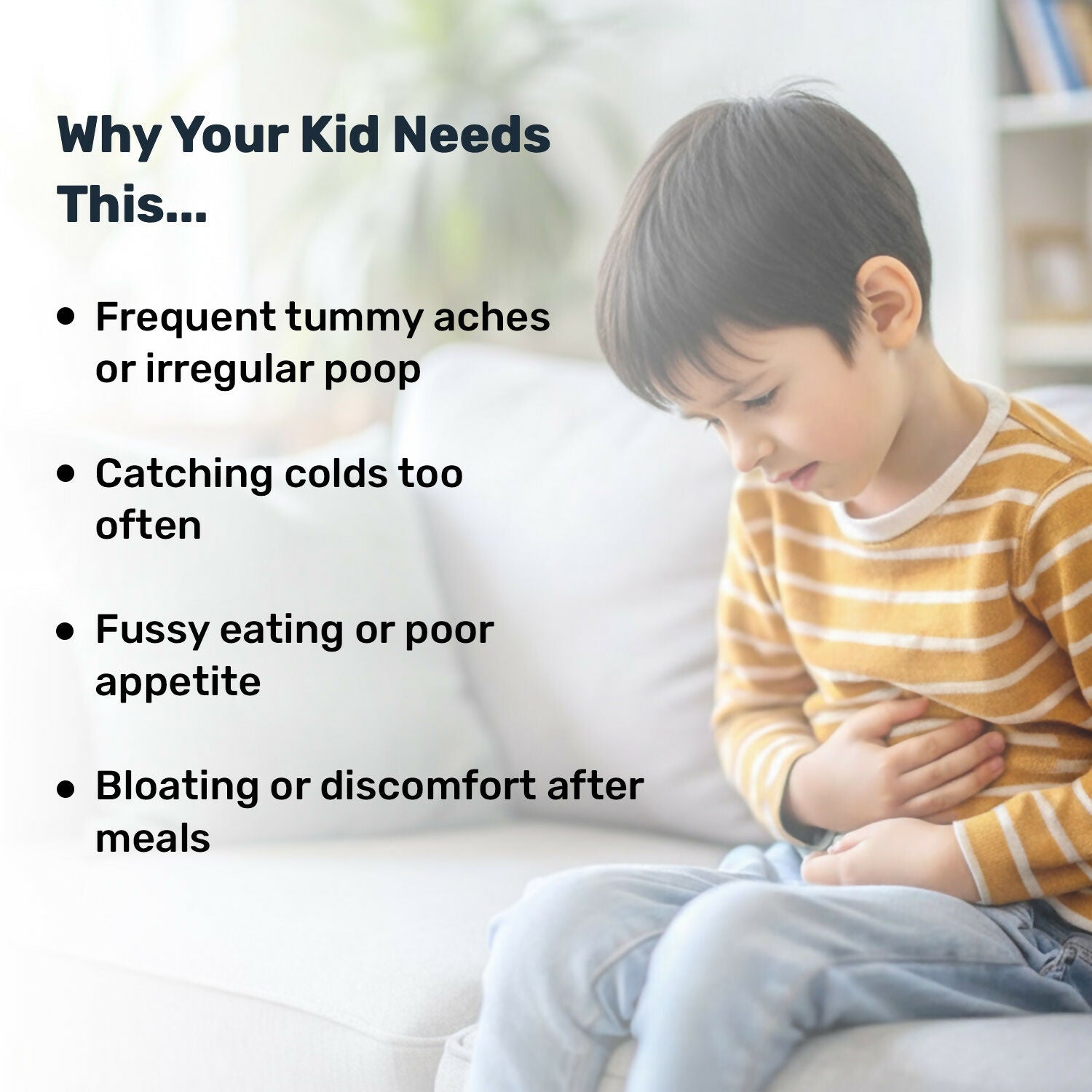 Miduty Probiotics+ Kids - Pre, Pro & Postbiotic, 6B CFU, Sunfiber, Butyrate – Gut & Immune Support - Distacart
