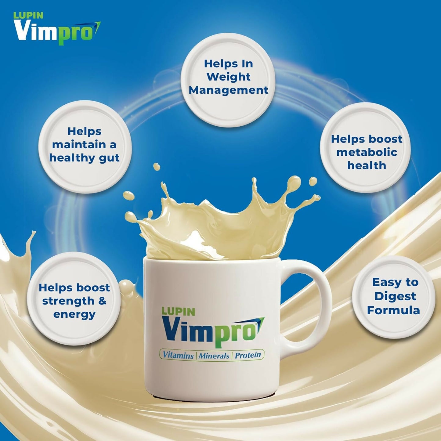 Lupin Vimpro Nutritional Vanilla Protein Powder - Distacart
