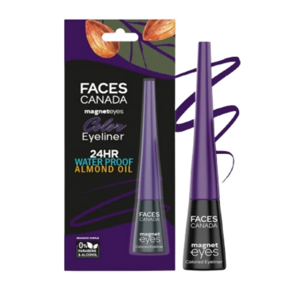 Faces Canada Magneteyes Colored Eyeliner - Dramatic Purple 01 - Distacart