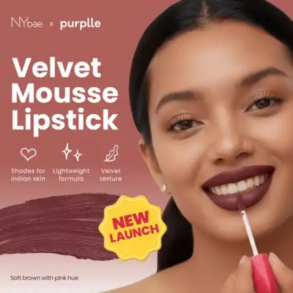 NY Bae Velvet Mousse Liquid Lipstick - Pink Roast 11 - Distacart