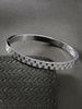 NVR Men's Silver-Plated Stainless Steel Kada Bracelet - Distacart