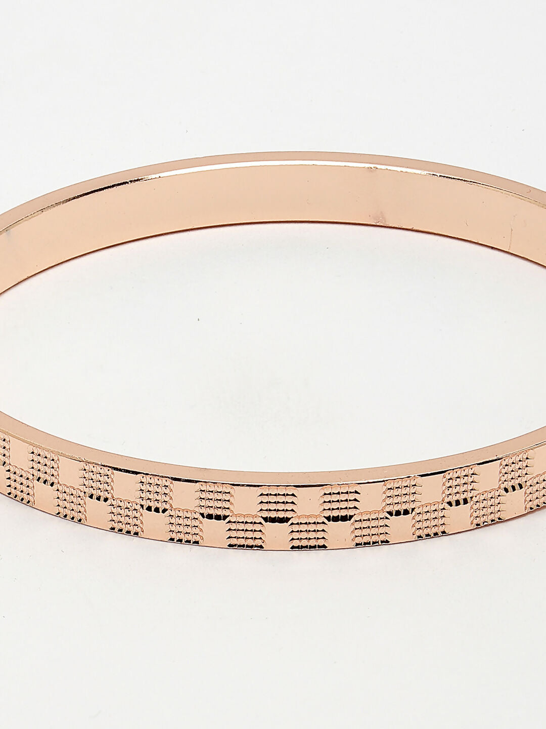 NVR Men's Set of 2 Rhodium-Plated Stainless Steel Kada Bracelet - Distacart