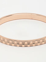 Thumbnail for NVR Men's Set of 2 Rhodium-Plated Stainless Steel Kada Bracelet - Distacart
