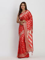 Thumbnail for Astita Banarasi Silk Red Saree