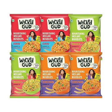 WickedGud Nourishing Instant Noodles Combo - Distacart
