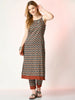 Myshka Women's Multi Printed Kurta With Trousers - Distacart