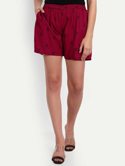 Alvano Printed Red Boxer Shorts - Distacart