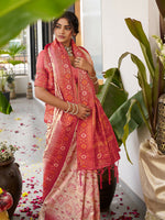 Thumbnail for Shree Shyam Fashion Cream Soft Silk Saree - Distacart