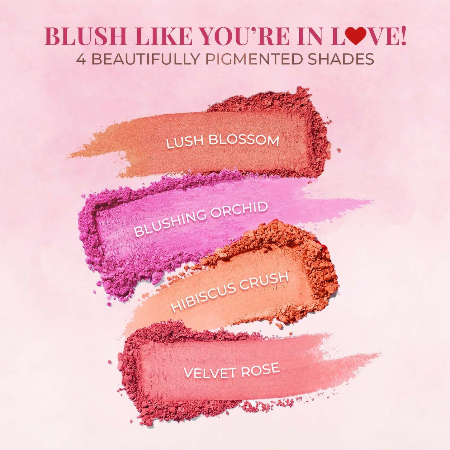 Just Herbs Nourishing Powder Blush - Velvet Rose - Distacart