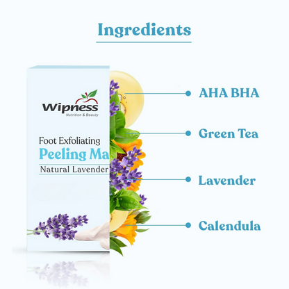 Wipness Natural Foot Peeling & Exfoliating Foot Mask - Dista