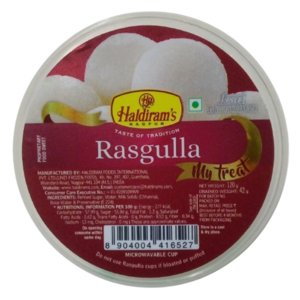 Haldiram's Rasgulla Cup - Distacart
