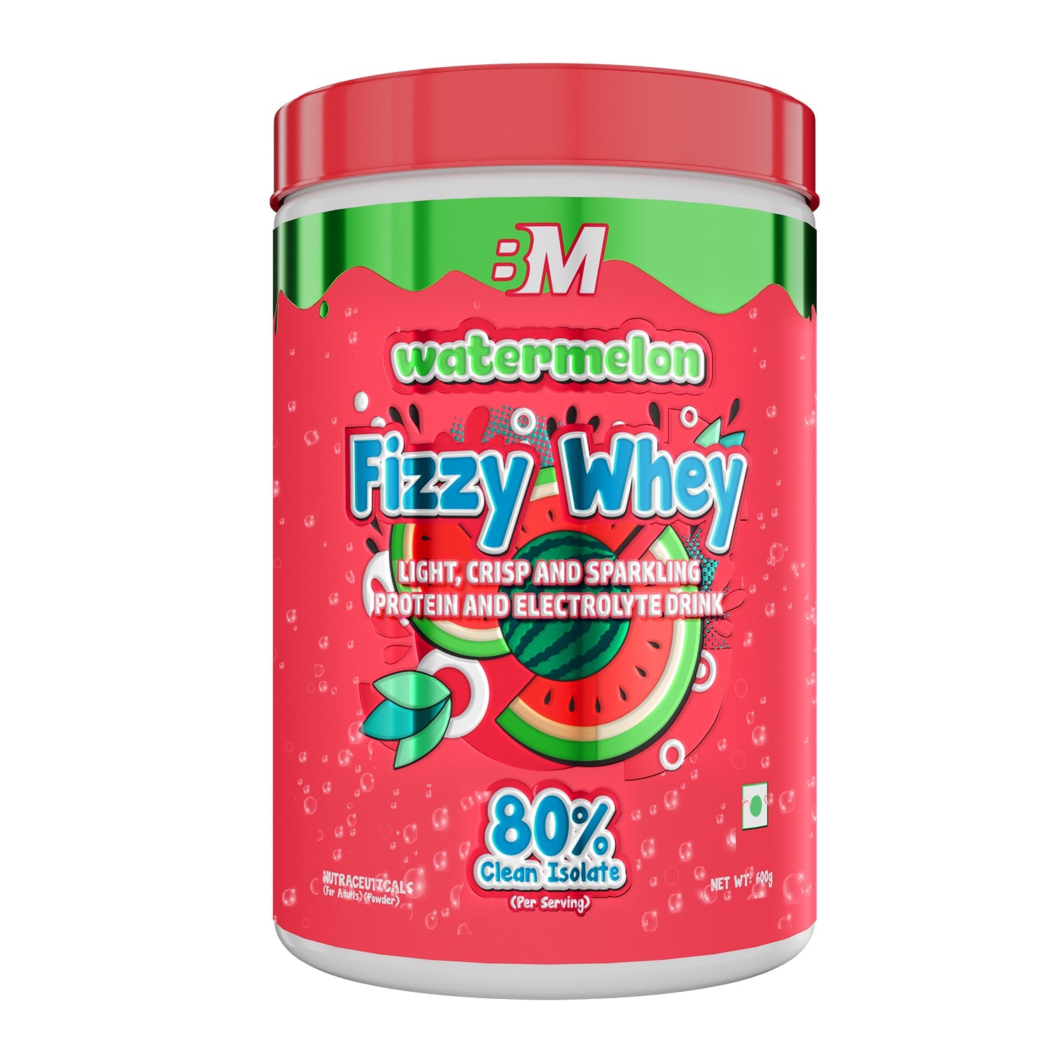 Big Muscles Nutrition Fizzy Whey & Shaker Combo