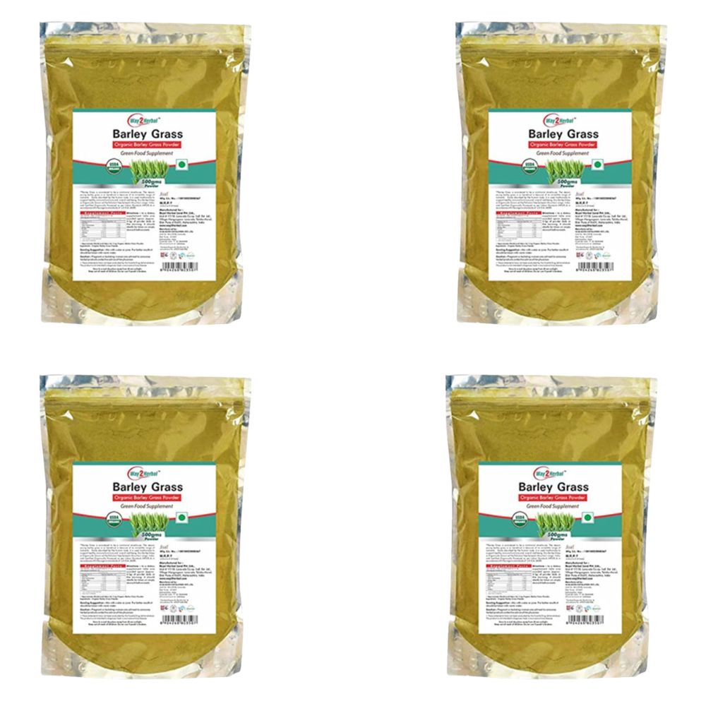 Way2herbal Organic Barley Grass Powder - Distacart