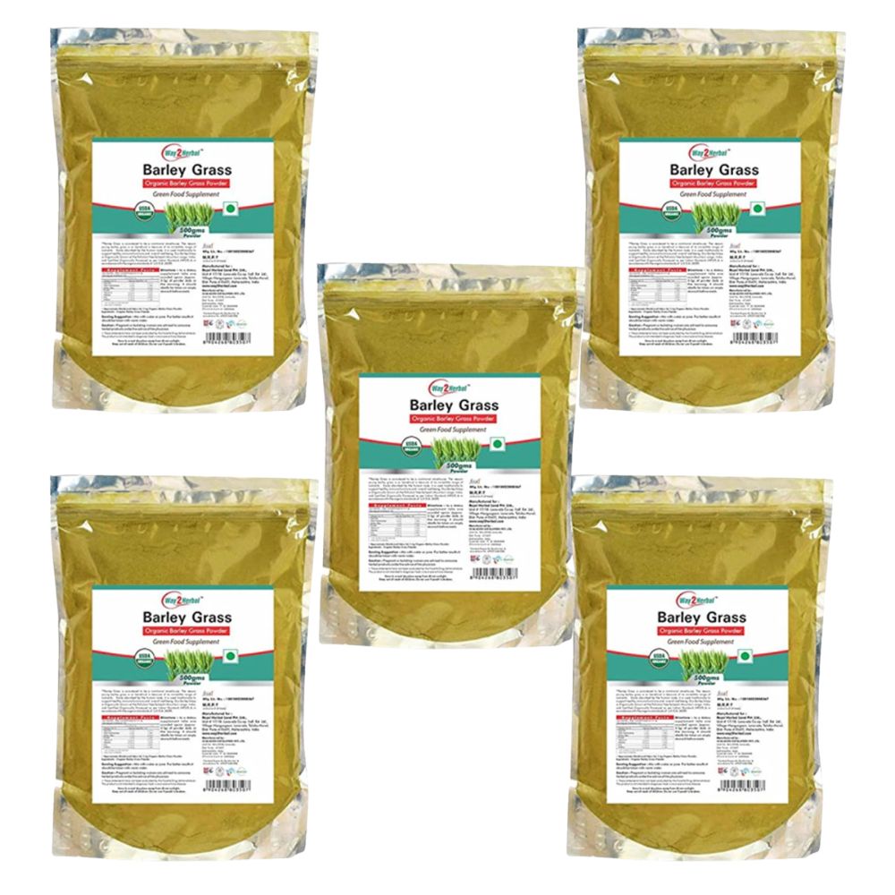 Way2herbal Organic Barley Grass Powder - Distacart