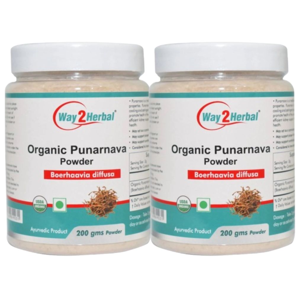 Way2herbal Organic Punarnava Powder - Distacart