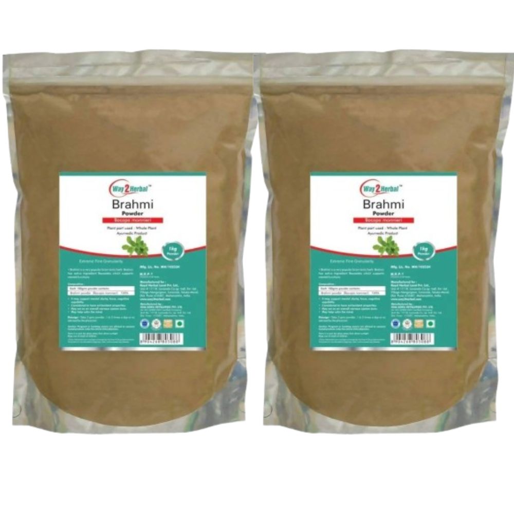 Way2herbal Organic Brahmi Powder