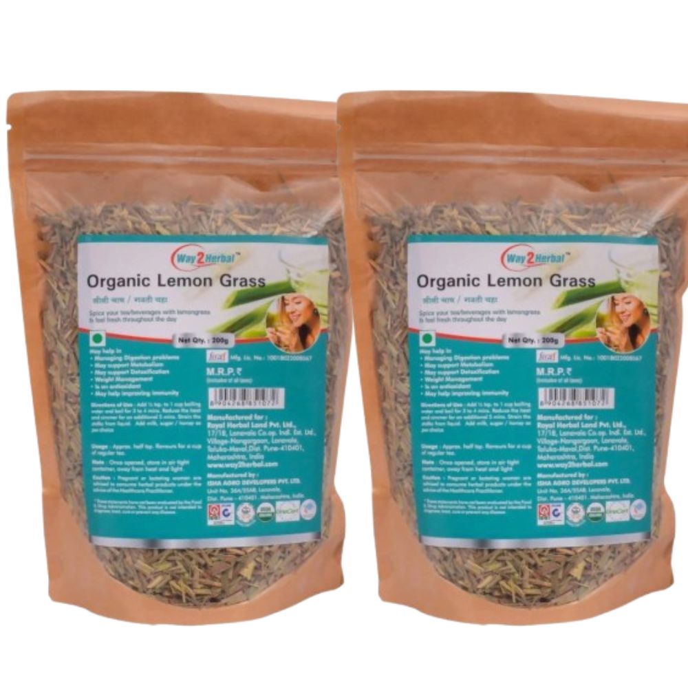 Way2herbal Organic Lemon Grass - Distacart