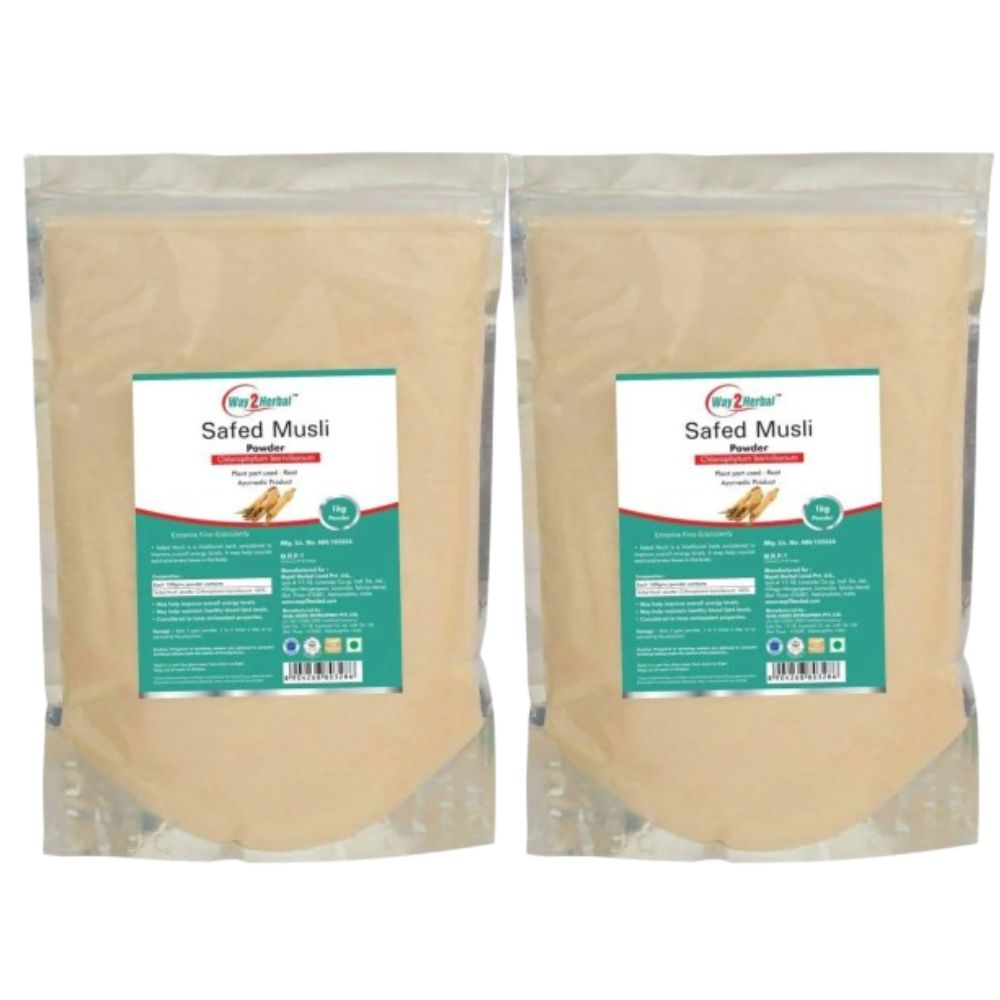 Way2herbal Safed Musli Powder - Distacart