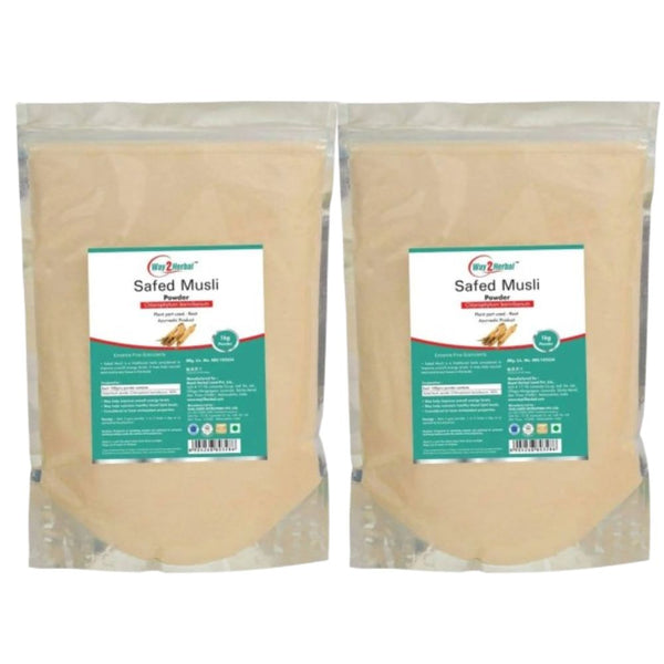 Way2herbal Safed Musli Powder - Distacart