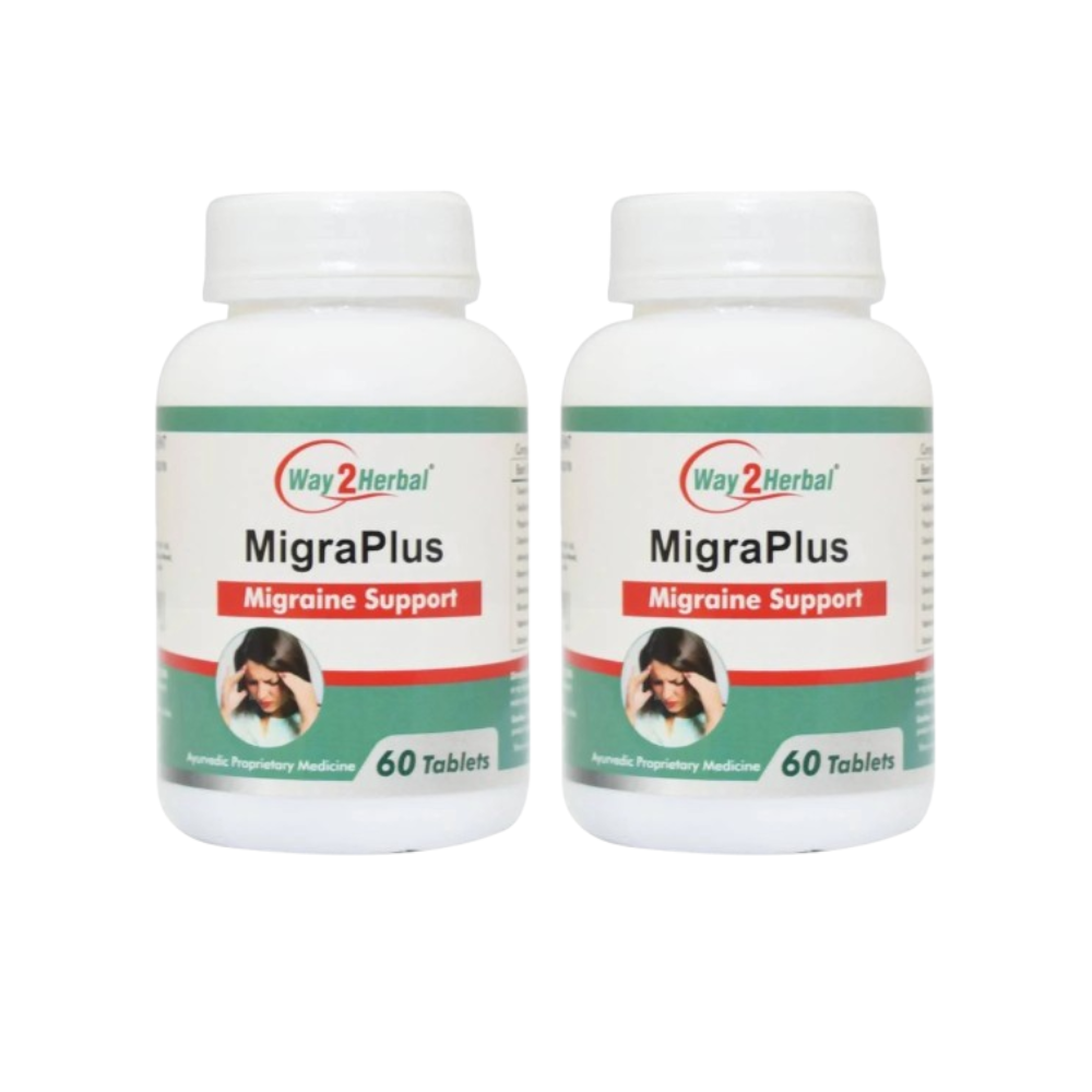 Way2herbal Migra Plus Tablets - Distacart