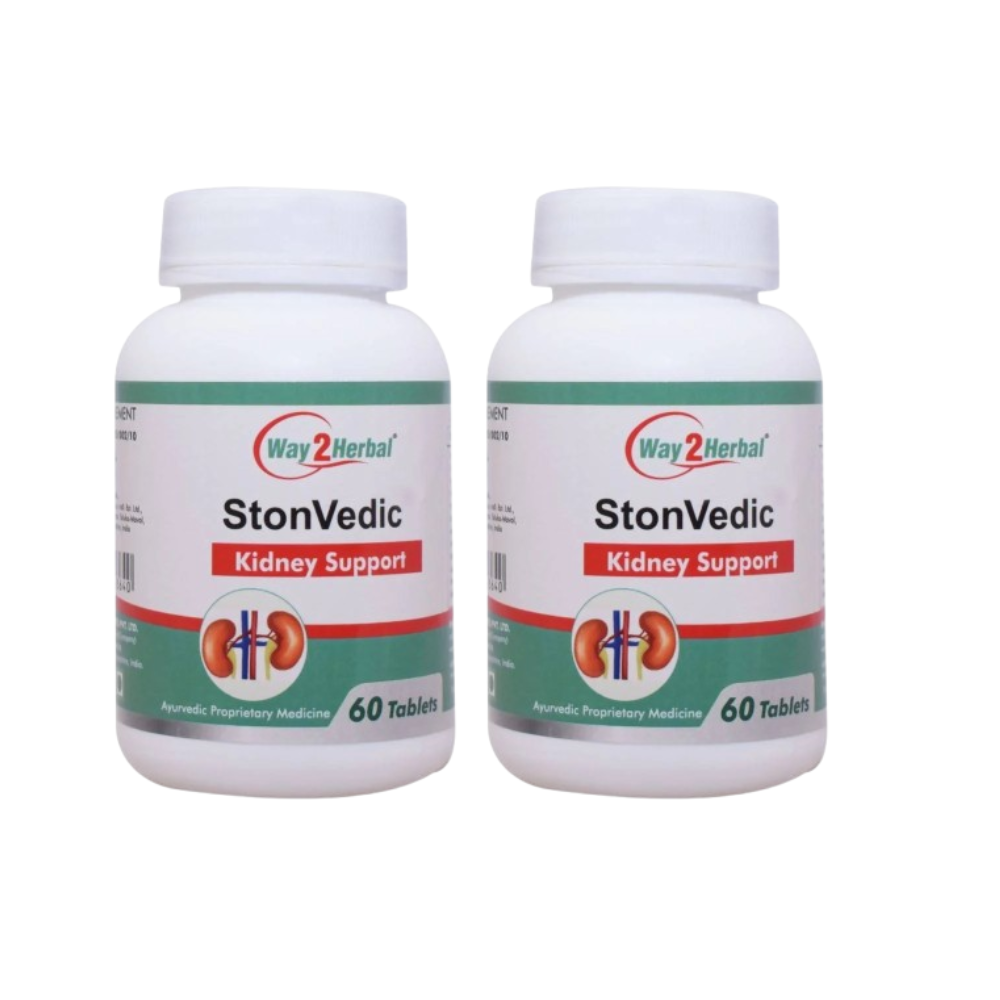Way2herbal Stonvedic Kidney Support Tablets - Distacart