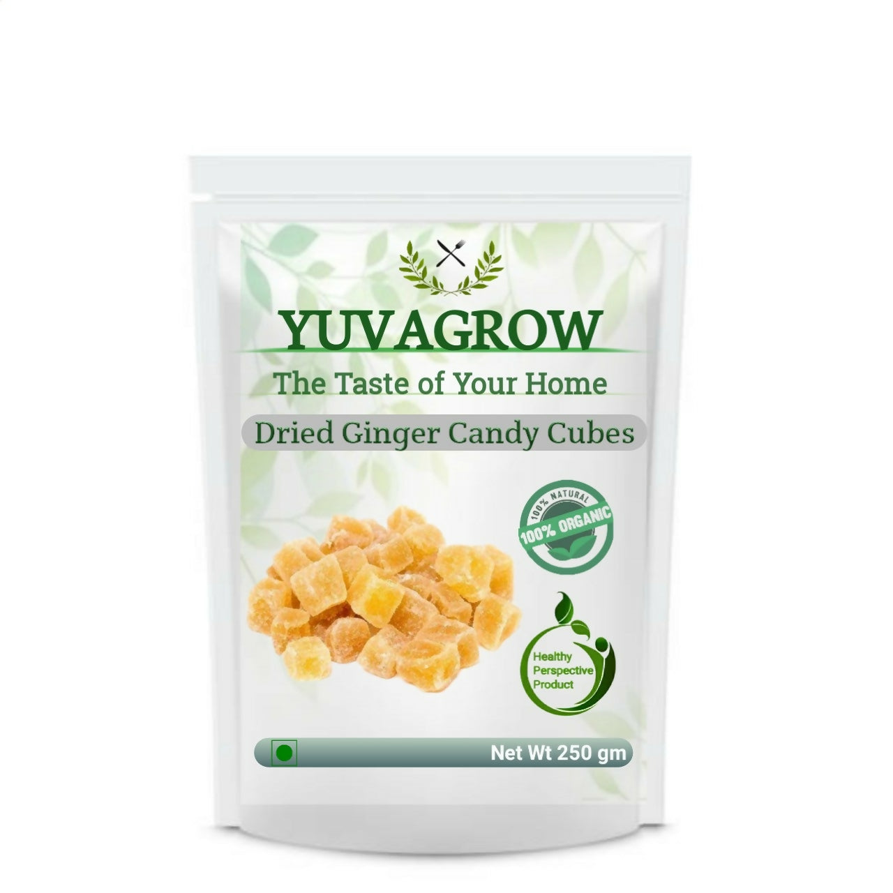Yuvagrow Dried Ginger Cubes - Distacart