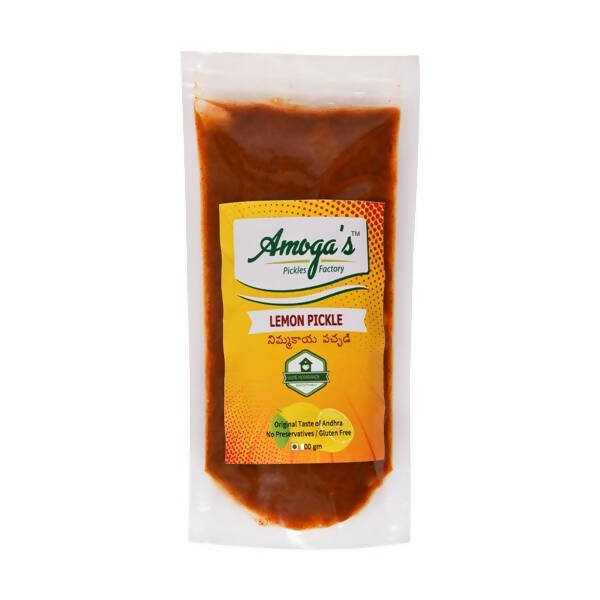Amoga's Pickles Factory Andhra Style Lemon Pickle - Distacart