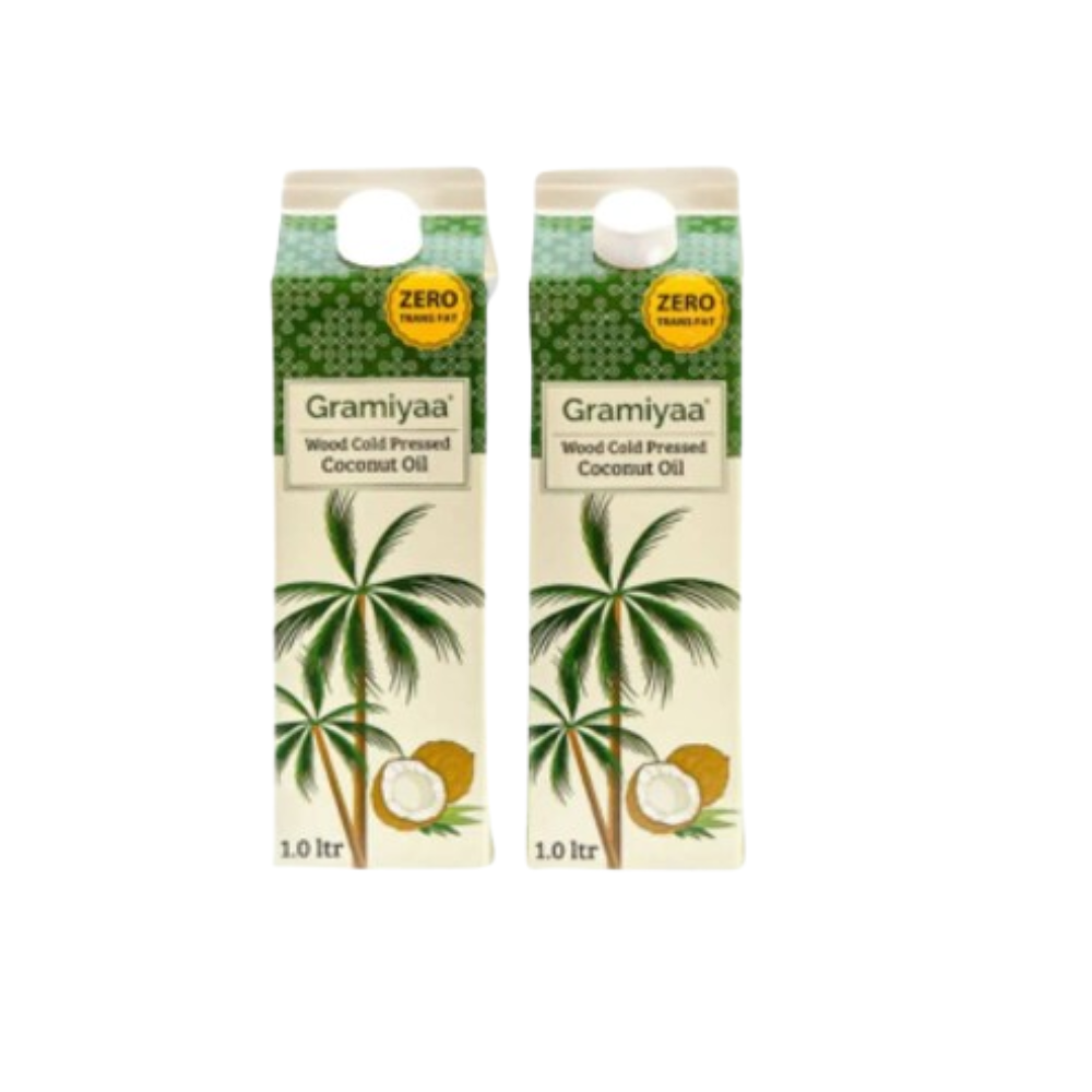 Gramiyaa Wood Cold Pressed Coconut Oil - Distacart