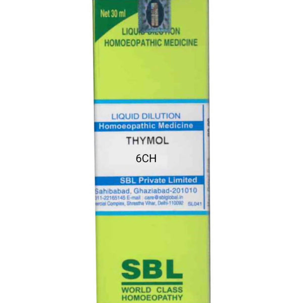 SBL Homeopathy Thymol Dilution